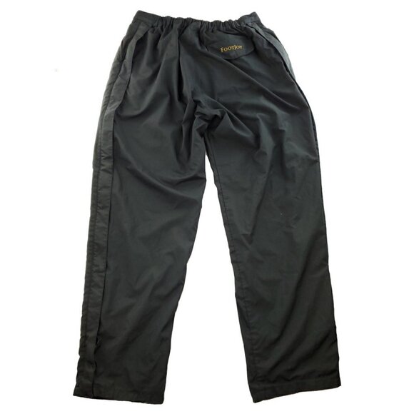 FootJoy DryJoys Golf Rain Pants Black Tear Away Zippered Snaps Men's Large - Picture 3 of 12